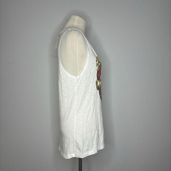 Country Deep- White Graphic Tank Top - Picture 2 of 4